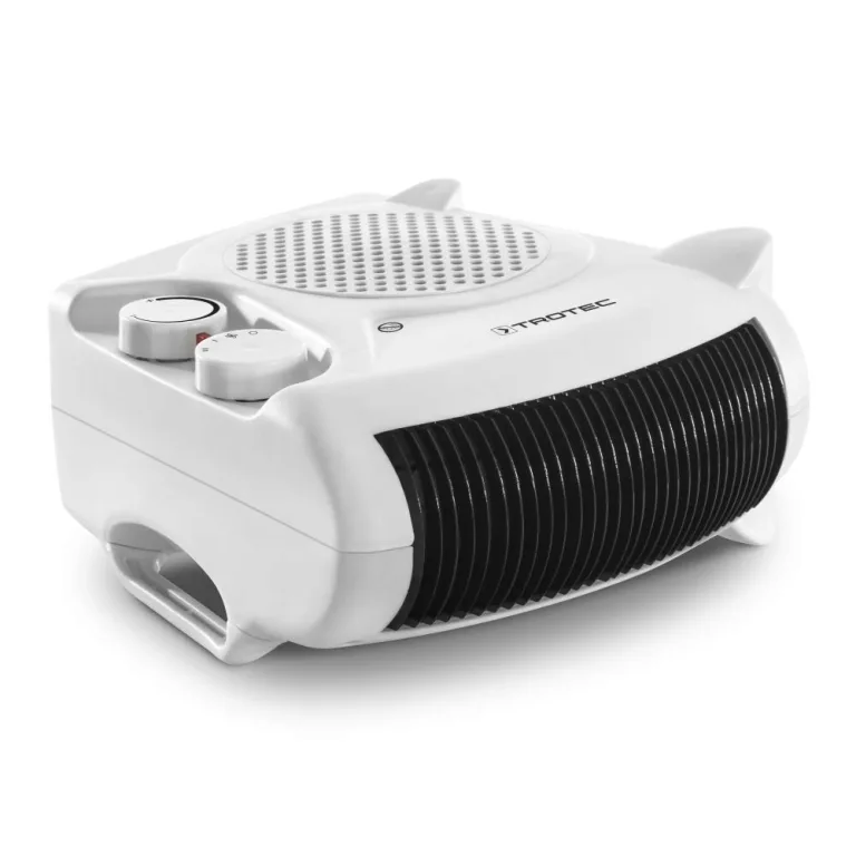 TROTEC Heizlüfter TFH 19 E – 2.000 W, 2 Heizstufen, stufenloser Thermostat, Ventilatorfunktion, Überhitzungsschutz, vertikal & horizontal aufstellbar, mobil – Bild 5