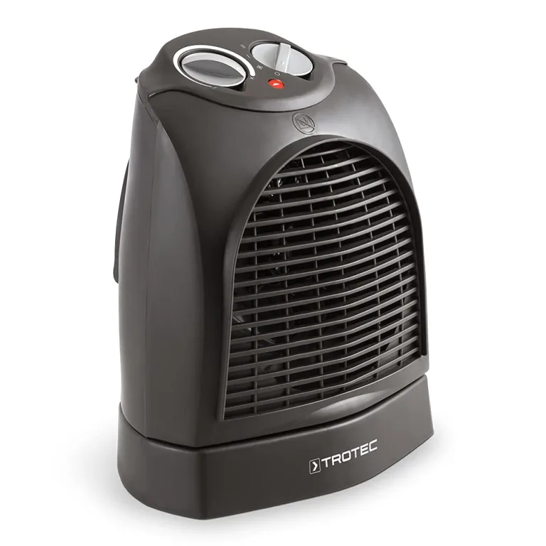 TROTEC Heizlüfter TFH 19 E – 2.000 W, 2 Heizstufen, stufenloser Thermostat, Ventilatorfunktion, Überhitzungsschutz, vertikal & horizontal aufstellbar, mobil – Bild 8