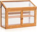 M MCombo 2 Etage höhenverstellbares Anlehngewächshaus Treibhaus Pflanzenhaus Aufzuchtschrank 0160, aus Holz und Polycarbonat - Thumbnail 2