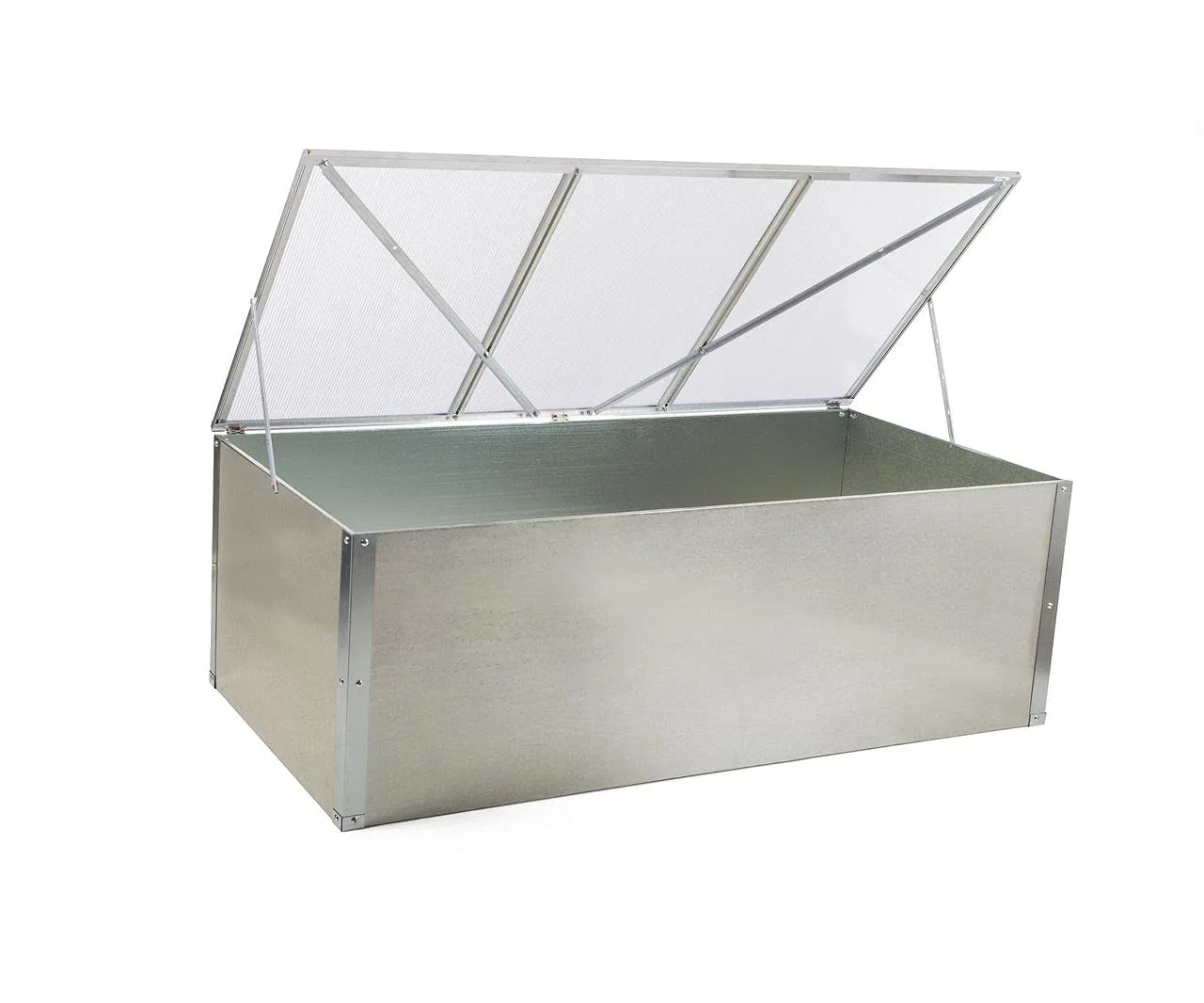 Gewächshaus/Frühbeet G21 GZ11 XL - 150 x 75 x 52 cm, stabile und Feste Aluminiumkonstruktion - Bild 1