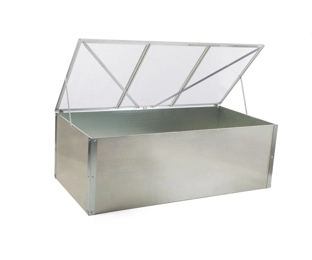 Gewächshaus/Frühbeet G21 GZ11 XL - 150 x 75 x 52 cm, stabile und Feste Aluminiumkonstruktion