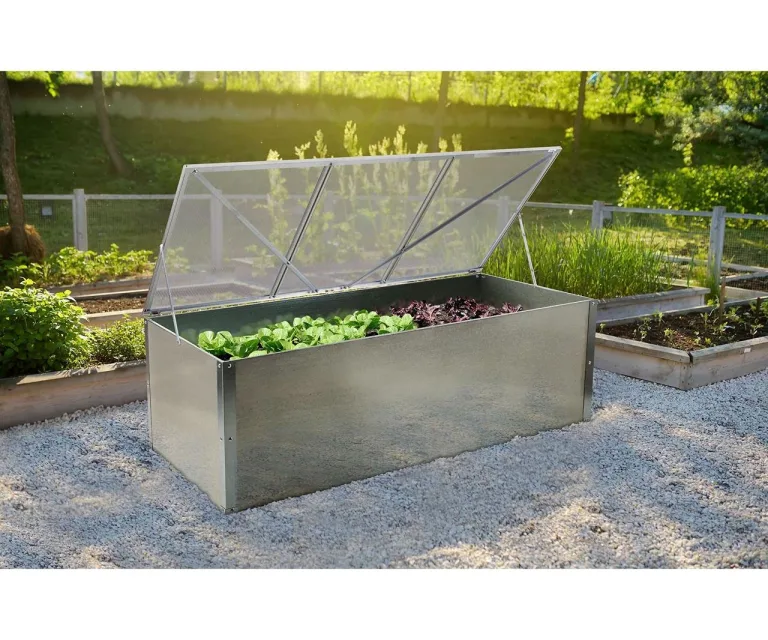 Gewächshaus/Frühbeet G21 GZ11 XL - 150 x 75 x 52 cm, stabile und Feste Aluminiumkonstruktion – Bild 8