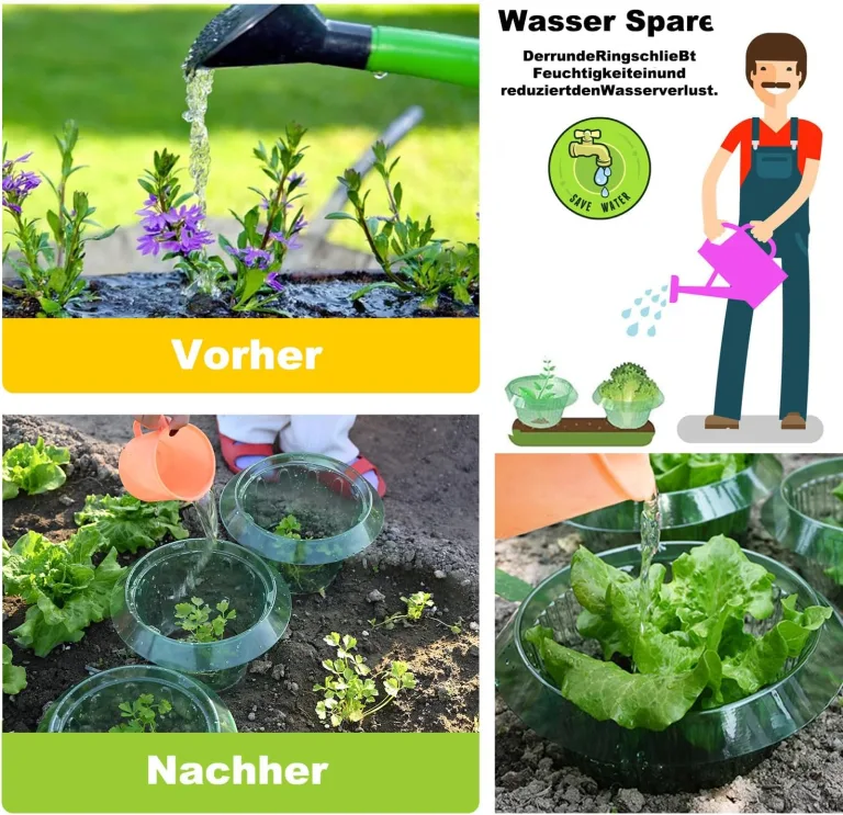 Upgrade Verstärkt Schnecken-Schutz | Schneckenkragen für Ihre Salatpflanzen und Kohl | Schneckenabwehr ohne Chemie |(68g/ stücke) – Bild 6