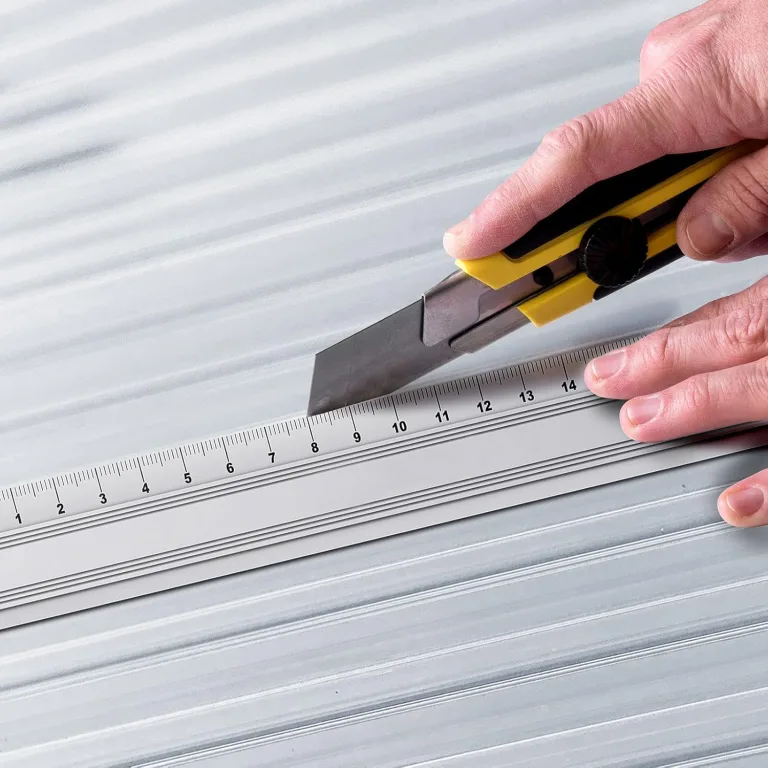 Floordirekt Hohlkammerplatte - Stegplatten Doppelstegplatten aus Polycarbonat - Hohlkammerplatten für Garten, Gewächshaus & Modellbau - 60,5 x 121 cm (Stärke: 4 mm, Transparent) – Bild 5