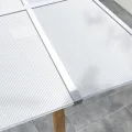 Floordirekt Hohlkammerplatte - Stegplatten Doppelstegplatten aus Polycarbonat - Hohlkammerplatten für Garten, Gewächshaus & Modellbau - 60,5 x 121 cm (Stärke: 4 mm, Transparent) - Thumbnail 6
