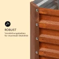 blumfeldt Rust Grow Hochbeet Gartenbeet, verzinktes Stahlblech, Materialstärke: 0,6 mm, einfache Montage, Rost-Finish, 120 x 60 x 60 cm (BxHxT), Rost - Thumbnail 5