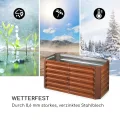 blumfeldt Rust Grow Hochbeet Gartenbeet, verzinktes Stahlblech, Materialstärke: 0,6 mm, einfache Montage, Rost-Finish, 120 x 60 x 60 cm (BxHxT), Rost - Thumbnail 6