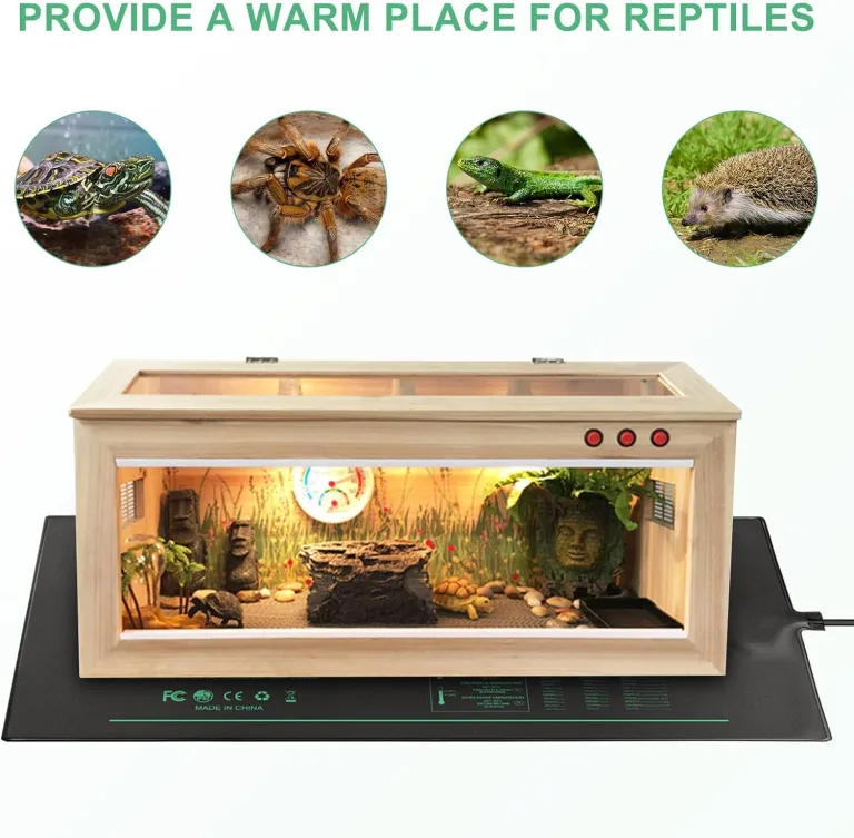 RIOGOO Heizmatte Wärmematte für Sämling Germination und Haustier,Wasserkultur-Samen-Reptil-Betriebsheizungs-Auflage mit Abschaltschutz sicher und haltbar 24 * 52cm CER bestätigt – Bild 7