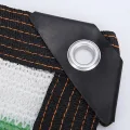 Sunblock Shade Cloth GrüNes Weiß Gestreiftes Schattiernetz, Hagelnetz Outdoor Verdickung Garten Schatten 75% Uv Blockieren,Benutzt FüR Courtyard Balcony WäRmeisolierung (2mx9m/6.6ftx29.5ft) - Thumbnail 4