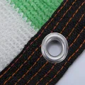 Sunblock Shade Cloth GrüNes Weiß Gestreiftes Schattiernetz, Hagelnetz Outdoor Verdickung Garten Schatten 75% Uv Blockieren,Benutzt FüR Courtyard Balcony WäRmeisolierung (2mx9m/6.6ftx29.5ft) - Thumbnail 3