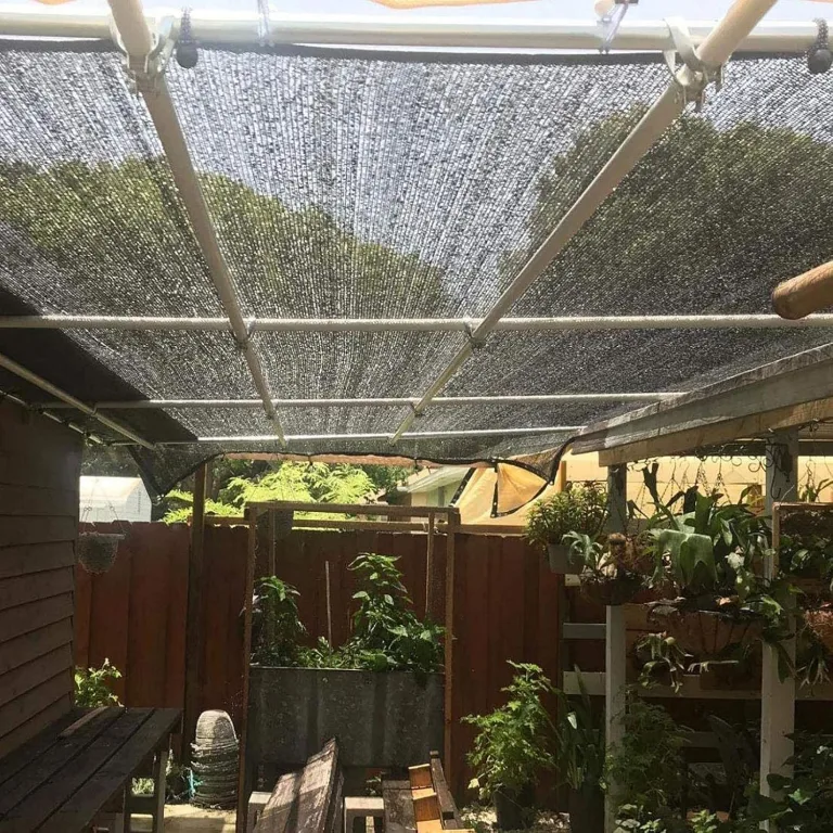 Sunblock Sonnenschutznetz 70% Schattentuch Schwarze GewäChshaus Schattiernetz Uv BestäNdiges Sonnensegel Gegurtete Kante,FüR Garten GemüSegarten Blumen Pflanzen (2mx5m/6.6ftx16.4ft) – Bild 7