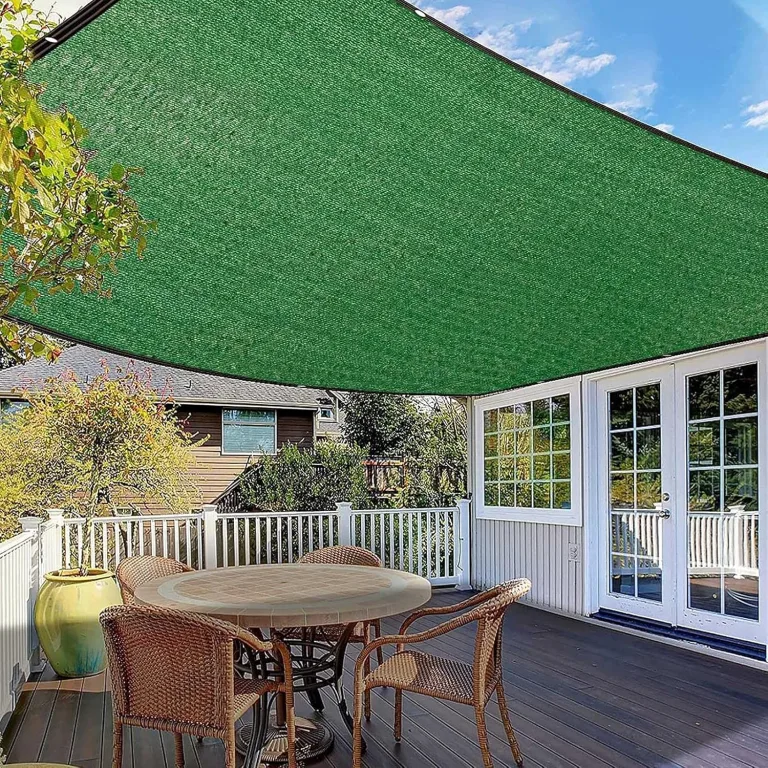 Anti-Aging Sonnenschutz Netz Atmungsaktives,Schattiernetz Grün Schattiernetz Uv-BestäNdiges 75% Pflanzen WäRmeisolations Netz,FüR Fensterbank Garten Balkon-Schattennetz (3mx3m/9.8ftx9.8ft) – Bild 8
