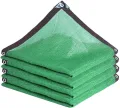 Anti-Aging Sonnenschutz Netz Atmungsaktives,Schattiernetz Grün Schattiernetz Uv-BestäNdiges 75% Pflanzen WäRmeisolations Netz,FüR Fensterbank Garten Balkon-Schattennetz (3mx3m/9.8ftx9.8ft) - Thumbnail 1