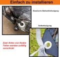 BeGrit 3M x 4M wasserdichte Transparente Plane mit Ösen Wetterfeste Plane Transparente Strapazierfähige Vordächer und Planen enthalten Spanngummi für Gartenmöbel Pflanzen Gewächshaus Pet Hutch Dach - Thumbnail 7