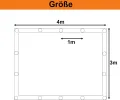 BeGrit 3M x 4M wasserdichte Transparente Plane mit Ösen Wetterfeste Plane Transparente Strapazierfähige Vordächer und Planen enthalten Spanngummi für Gartenmöbel Pflanzen Gewächshaus Pet Hutch Dach - Thumbnail 9