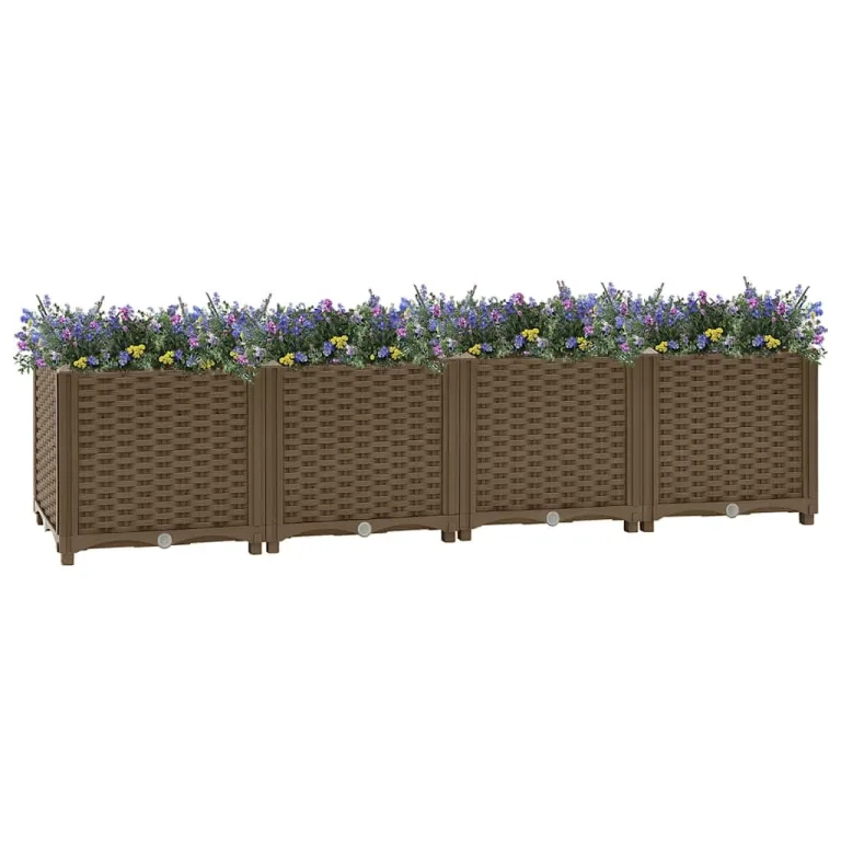 vidaXL Hochbeet 160 x 40 x 38 cm Polypropylen – Bild 2
