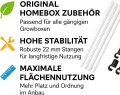 Weedness Homebox Spare Parts Stangen Set 100 - Zuchtzelt Growschrank Growzelt Zuchtbox Gewächszelt Homebox Zubehör - Thumbnail 7