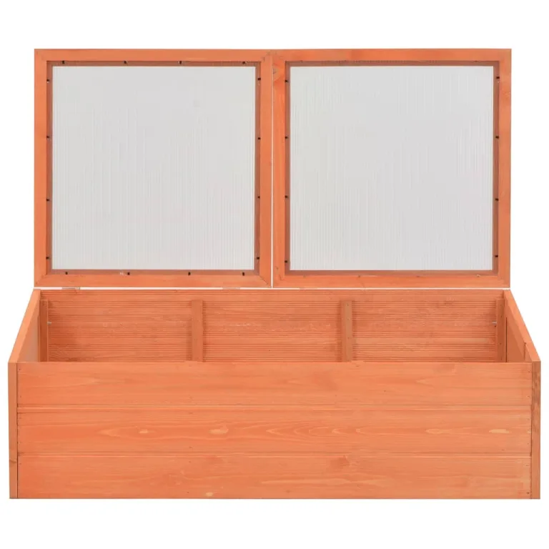 Gewächshaus Holz,Wasserbeständig,Gewächshaus Pflanzkasten Treibhaus Pflanzenhaus Tomatenhaus,Wachsende Pflanzen, Blumen, Kräuter,100x50x34 cm – Bild 5