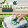 Mini Gewächshaus mit Licht, Anzucht Gewächshaus, Sonnenähnliche Pflanzenlichter mit vollem Spektrum, Anzuchtset Zimmergewächshaus Anzuchtkasten pflanzenlampe anzucht(2pack LED) - Thumbnail 6