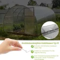 YUENFONG 14x Polycarbonat Hohlkammerstegplatten 4mm witterungsbeständig & lichtdurchlässig, Stegplatten Stoßsicheren und UV-beständigen für Gewächshaus Gartenbau Carports- 60,5 x 121 cm - Thumbnail 5