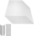 YUENFONG 14x Polycarbonat Hohlkammerstegplatten 4mm witterungsbeständig & lichtdurchlässig, Stegplatten Stoßsicheren und UV-beständigen für Gewächshaus Gartenbau Carports- 60,5 x 121 cm - Thumbnail 1