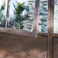 Loberon Gewächshaus Essone, mit Großem Fenster & Seitentüren, Wetterfest & Frostresistent, Authentisches Antik-Design, Gartenzubehör, Outdoor, Eisen, Acrylglas, antikbraun - Thumbnail 7