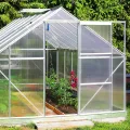LARS360 14 Stück Polycarbonat Hohlkammerstegplatten Ersatzplatten 1210x605x4mm ca. 10,25 m² Doppelstegplatte Stoßsicheren und UV-Beständigen für Gewächshaus Gartenbau Carports - Thumbnail 9
