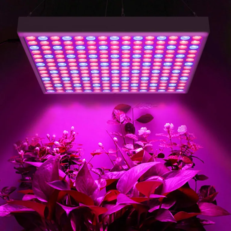 NAIZY 45W Pflanzenlampe 225LEDs Pflanzenleuchte LED Pflanzenlicht Rot&Blau vollspektrum Wachstumslampe 1.5m Kabellänge Innengarten Wachsen-Hängeleuchte, 310 * 310 * 35mm – Bild 13