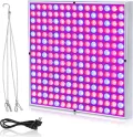 NAIZY 45W Pflanzenlampe 225LEDs Pflanzenleuchte LED Pflanzenlicht Rot&Blau vollspektrum Wachstumslampe 1.5m Kabellänge Innengarten Wachsen-Hängeleuchte, 310 * 310 * 35mm - Thumbnail 1