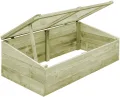 MOONAIRY Gewächshaus, Wintergarten Bausatz, Tomatenhaus, Treibhaus, Garten, Greenhouse, Gartengewächshäuser, Anlehngewächshaus, Imprägniertes Kiefernholz 100 x 50 x 35 cm - Thumbnail 5