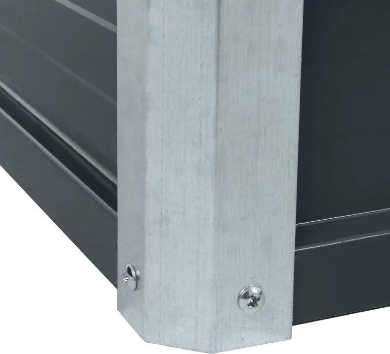 ESTEXO Hochbeet Metall Pflanzbeet Gemüsebeet Stahl Beet Pflanzkasten Blumenbeet Garten Verzinkt Gartenbeet RAL7016 (Anthrazitgrau) 100x40x45 cm – Bild 7