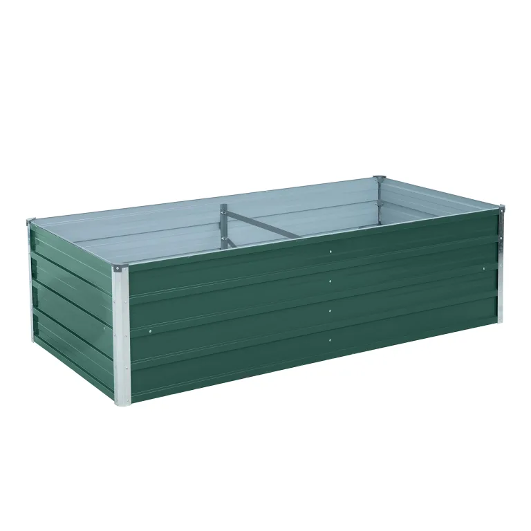 ESTEXO Hochbeet Metall Pflanzbeet Gemüsebeet Stahl Beet Pflanzkasten Blumenbeet Garten Verzinkt Gartenbeet RAL7016 (Anthrazitgrau) 240x80x77 cm – Bild 10