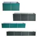 ESTEXO Hochbeet Metall Pflanzbeet Gemüsebeet Stahl Beet Pflanzkasten Blumenbeet Garten Verzinkt Gartenbeet RAL7016 (Anthrazitgrau) 240x80x77 cm - Thumbnail 2