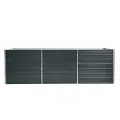 ESTEXO Hochbeet Metall Pflanzbeet Gemüsebeet Stahl Beet Pflanzkasten Blumenbeet Garten Verzinkt Gartenbeet RAL7016 (Anthrazitgrau) 240x80x77 cm - Thumbnail 4
