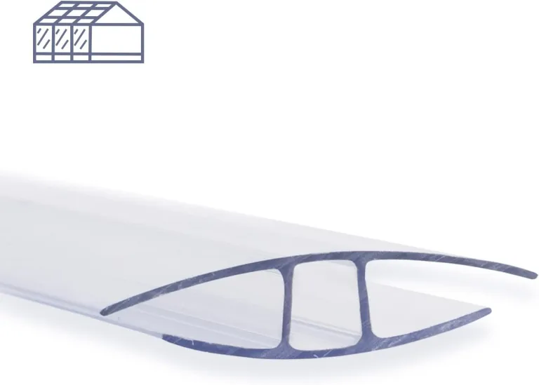 KARAT 10,25 m², Transparent 4 mm, Gewächshaus Stegplatten mit hoher Formbarkeit - 14 Stück - 60,5 x 121 cm - Hohlkammerplatten Doppelstegplatten aus Polycarbonat – Bild 5