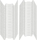POPOYU 75 Stück Gewächshaus Klammern,GreenHouse Edelstahl Gewächshausclips Klammern,75 Stück Z Rostfreier für Hohlkammerplatten, Gewächshaus Platten, Doppelstegplatten - Thumbnail 7