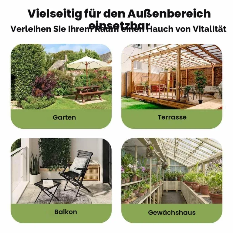 vidaXL Garten Hochbeet Pflanzkasten Pflanzbeet Gemüsebeet Blumenbeet Blumenkasten Frühbeet Gartenbeet Blumenkübel Pflanzkübel 600x80x45cm Verzinkter Stahl Silbern – Bild 7
