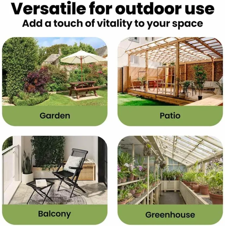 vidaXL Garten Hochbeet Pflanzkasten Pflanzbeet Gemüsebeet Blumenbeet Blumenkasten Frühbeet Gartenbeet Blumenkübel Pflanzkübel 320x80x77cm Verzinkter Stahl Silbern – Bild 8