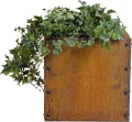 ESTEXO Hochbeet Pflanzkasten Edelrost Blumenkasten Pflanzbeet Blumenbeet Beet Stahl Pflanzkübel Blumenkübel Gartenbeet 40x40x40 cm - Thumbnail 6