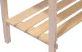 dobar 58176FSCe breites Hochbeet aus Holz mit Ablageboden - Frühbeet Bausatz für Gemüse - Kräuter im Garten und Balkon - L (80 x 40 x 78 cm)- Natur - Thumbnail 3