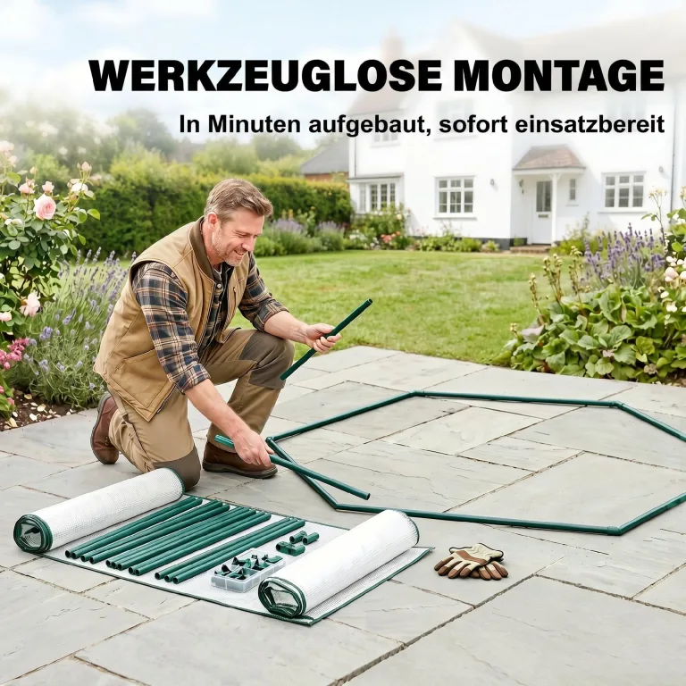 Outsunny Mini Gewächshaus Überwinterungszelt für Pflanzen mit Rolltür Garten Balkon Winterschutz Weiß 160 x 140 x 180 cm – Bild 7