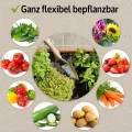 zooprinz Premium Hochbeet – aus massivem Kiefernholz – perfekt für Garten/Terrasse/Balkon – mit Stabiler Ablage und Innenvlies – Zwei Modelle zur Wahl -Hochbeet (Braun lasiert) - Thumbnail 3