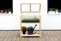 empasa Hochbeet Blumenkasten Kräuterbeet Frühbeet Pflanzkübel Pflanzkasten aus Holz für Garten, Balkon und Terrasse, Ausführung:Deluxe - 84 x 95 x 103/95 cm - Thumbnail 2