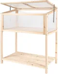 empasa Hochbeet Blumenkasten Kräuterbeet Frühbeet Pflanzkübel Pflanzkasten aus Holz für Garten, Balkon und Terrasse, Ausführung:Raise 3-62 x 47 x 119 cm - Thumbnail 9