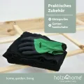 holz4home® Gemüsebeet aus Tannenholz I 115x80x68 cm I Treibhaus mit Abnehmbarer Folie I inkl. Gartenhandschuhe & Einlegevlies I Frühbeet Anzuchtbeet Gartenbeet Blumenbeet Hochbeet - Thumbnail 6