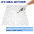 HENGMEI 14x Polycarbonat Platte Doppelstegplatten Transparent 4 mm PC Hohlkammerstegplatten Witterungsbeständig und UV-beständigen für Gewächshaus, Garten Treibhaus, 10,25 m² - Thumbnail 5