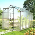AtHaus® Polycarbonat Hohlkammerstegplatten | Zuschnitt nach Maß | 1350 x 595 mm | 4 mm Stärke | UV-beständig, wetterfest & transparent | Stoßfeste Doppelstegplatte als Gewächshausplatte - Thumbnail 6