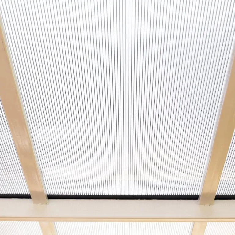 AtHaus® Polycarbonat Hohlkammerstegplatten | Zuschnitt nach Maß | 1130 x 625 mm | 4 mm Stärke | UV-beständig, wetterfest & transparent | Stoßfeste Doppelstegplatte als Gewächshausplatte – Bild 7