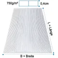 AtHaus® Polycarbonat Hohlkammerstegplatten | Zuschnitt nach Maß | 995 x 585 mm | 4 mm Stärke | UV-beständig, wetterfest & transparent | Stoßfeste Doppelstegplatte als Gewächshausplatte - Thumbnail 2