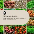 blumfeldt Hochbeet, Großes Kräuterbeet Einfacher Aufbau, Garten & Balkon, Freistehendes Gemüsebeet für Blumen, Obst & Gemüse, aus Metall, Gartenbeet 200 x 80 x 100 cm, Grau - Thumbnail 4